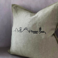 Load image into Gallery viewer, Olive St. Ives Skyline Linen Cushion
