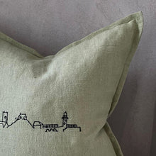 Load image into Gallery viewer, Olive St. Ives Skyline Linen Cushion
