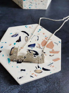 St.Ives Skyline Silver Necklace - The St. Ives Co. Cornish Cornwall Gift Unique Best Quality Personal Local For Her Thoughtful Memory