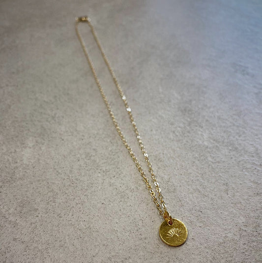 Gold Sunset Charm Necklace - The St. Ives Co.