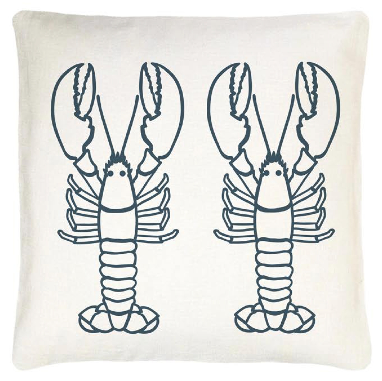 Teal Lobster Cushion - The St. Ives Co.