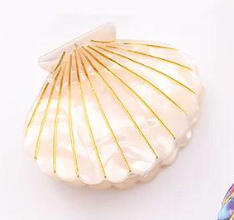 Shell Hair clips