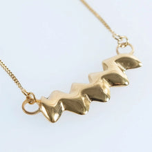 Load image into Gallery viewer, HH Zig Zag Gold Necklace *
