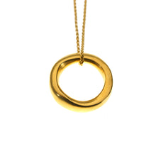 Load image into Gallery viewer, HH Flow Ring Gold Necklace Gold with 24” Chain
